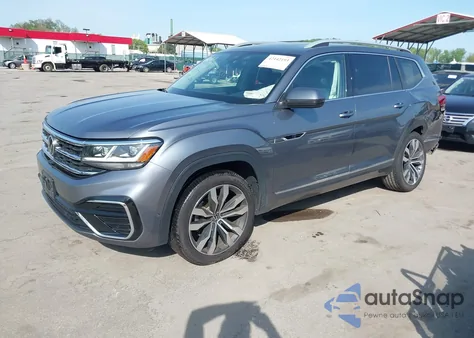 2021 Volkswagen Atlas 3.6L V6 Sel Premium R-Line z USA, uszkodzony, nr VIN 1V2FR2CA2MC503869